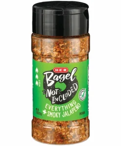 H‑E‑B Bagel Not Included Spice Blend - Everything + Smoky Jalapeno 2.5oz