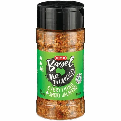 H‑E‑B Bagel Not Included Spice Blend - Everything + Smoky Jalapeno 2.5oz